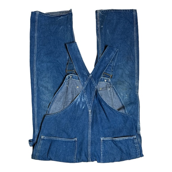 VINTAGE 50’S SEARS UNION MADE DENIM JEAN BIB UNISEX OVERALLS - Picture 11 of 11